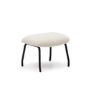 Embla Ottoman | White Boucle