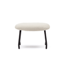 Embla Ottoman | White Boucle