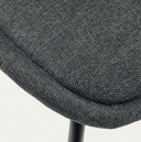 Emily Dining Chair | Dark Grey