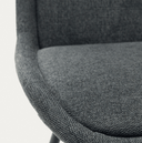 Emily Dining Chair | Dark Grey