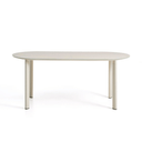 Erice Oblong Patio Dining Table | Ecru