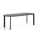 Erice Oblong Patio Dining Table | Brown