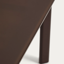 Erice Oblong Patio Dining Table | Brown