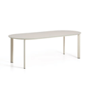 Erice Oblong Patio Dining Table | Ecru