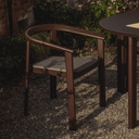 Erice Stackable Patio Chair | Brown
