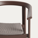 Erice Stackable Patio Chair | Brown