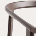 Erice Stackable Patio Chair | Brown
