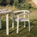 Erice Stackable Patio Chair | Ecru