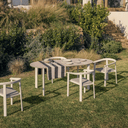 Erice Stackable Patio Chair | Ecru