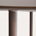 Erice Round Patio Dining Table | Brown