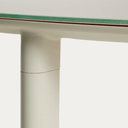 Erice Round Patio Dining Table | Ecru