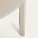 Erice Round Patio Dining Table | Ecru