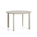 Erice Round Patio Dining Table | Ecru