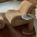 Evie Armchair & Ottoman | Toffee Weave