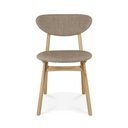 Eye Dining Chair | Oak w Warm Grey