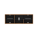 Elements Tempo 8777-ME  Entertainment Cabinet | Natural Walnut