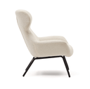 Embla Armchair | White Boucle