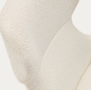 Embla Armchair | White Boucle