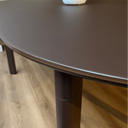 Erice Round Patio Dining Table | Brown