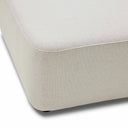 Meza Ottoman | Ivory White