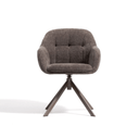 Farrow Swivel Office Chair | Brown