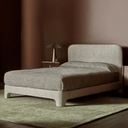 Felix Curve Bed | Ore Speckle