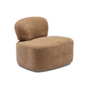 Fiore Swivel Armchair | Light Chestnut