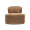 Fiore Swivel Armchair | Light Chestnut