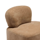 Fiore Swivel Armchair | Light Chestnut