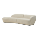 Folio Chaise Sofa | Fresco White