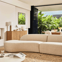 Folio Chaise Sofa | Fresco White