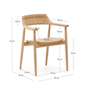 Fondes Dining Chair | Natural Oak