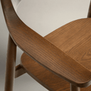 Fondes Dining Chair | Walnut Brown