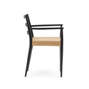 Ford Dining Chair with Arms | Black
