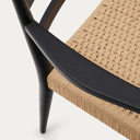 Ford Dining Chair with Arms | Black