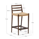 Ford Bench Barstool | Walnut
