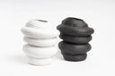 Forza Ceramic Vase | Black