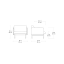 Foundry Armchair | Andorra Almond