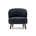 Fraser Armchair | Midnight / Walnut Brown