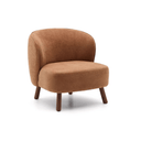 Fraser Armchair | Terracotta / Walnut Brown