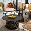 Finn Round Coffee Table | Black