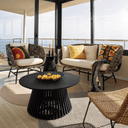 Finn Round Coffee Table | Black