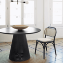 Finn Round Dining Table | Black