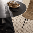 Finn Round Dining Table | Black
