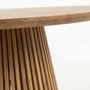 Finn Round Dining Table | Natural Teak