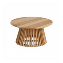 Finn Round Coffee Table | Natural Teak