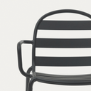 Flinders Stackable Patio Chair | Charcoal