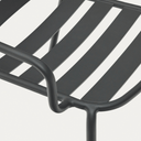 Flinders Stackable Patio Chair | Charcoal