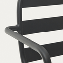 Flinders Stackable Patio Chair | Charcoal