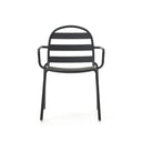 Flinders Stackable Patio Chair | Charcoal